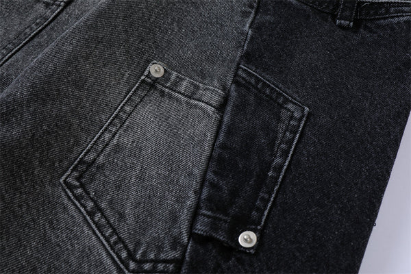 Pantalones Rectos Sueltos Estilo Urbano