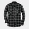 Camisa de Franela a Cuadros para Hombre - Uso Todo el Año