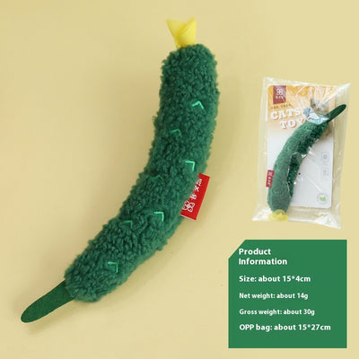 Juguete Interactivo de Vegetales con Sonajero para Gatos - Image 6