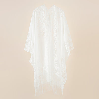 Capa de Playa con Encaje - Protección Solar Elegante - Image 8