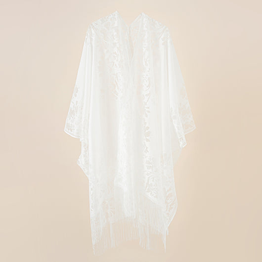 Capa de Playa con Encaje - Protección Solar Elegante - Image 8