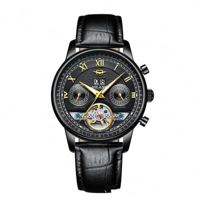 Reloj Automático para Hombre con Fases Lunares y Diseño Empresarial - Image 9