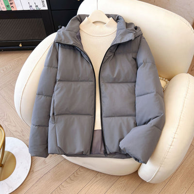 Chaqueta Acolchada de Plumón con Capucha Impermeable - Image 11