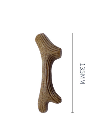 Juguete Dental de Madera de Pino y Asta para Perros Pequeños y Medianos - Image 6