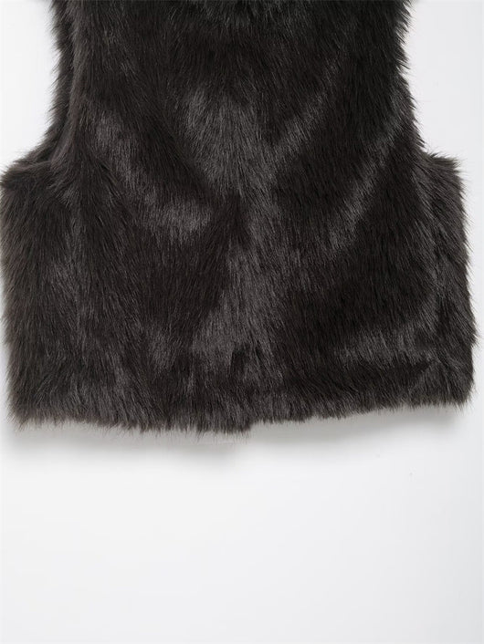 Chaleco de Piel Sintética Suelto y Casual para Mujer - Image 19