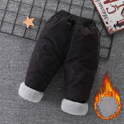Pantalones de Algodón para Niños y Niñas con Forro Térmico Triple Capa - Image 22
