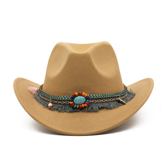 Sombreros Vaquero de Fieltro Enrollado Unisex - Image 2