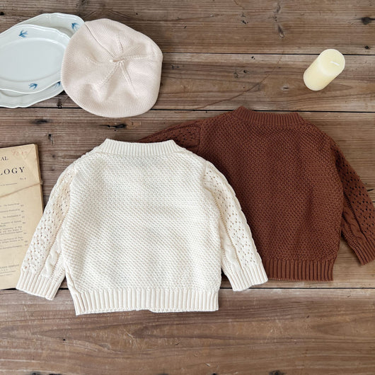 Suéter Tejido con Detalle Twist para Niñas - Image 8