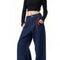 Jeans Retro Americano con Diseño de Cordón