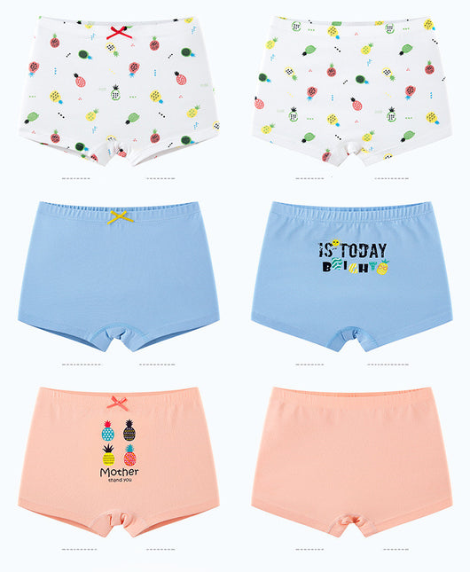 Set de Boxers de Algodón con Estampados Creativos para Niñas - Image 3