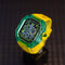 Ultra Modification Transparente Case Applicable To Watch Band Verde Yellow 49mm