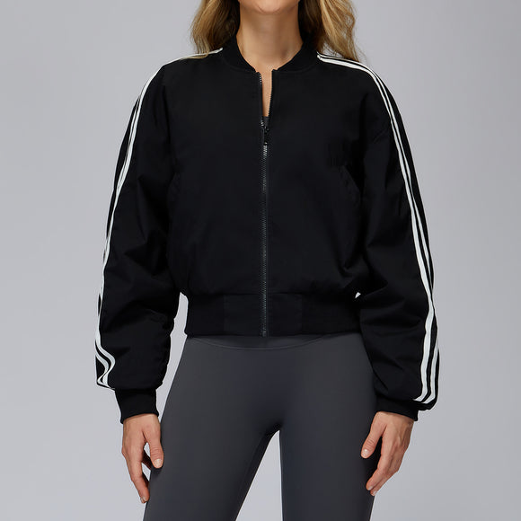 Chaqueta Térmica Deportiva con Bolsillos y Cierre