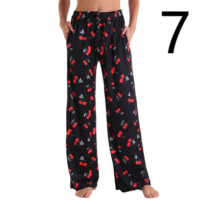 Pantalones Deportivos Casuales con Cintura Elástica y Bolsillos para Mujer - Image 44