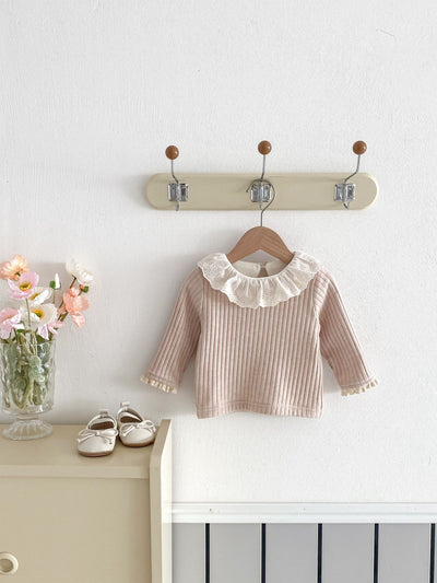 Blusa de Encaje con Cuello Peter Pan para Mujer - Image 31