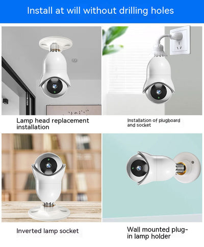 Bombilla de Vigilancia Inalámbrica Dual Band con Visión Nocturna HD - Image 9