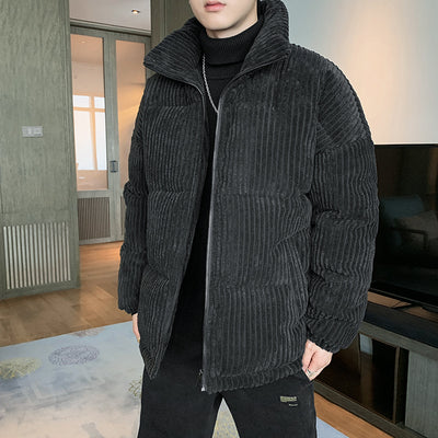 Chaqueta Gruesa Acolchada de Pana para Hombre - Image 13