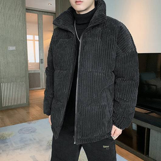 Chaqueta Gruesa Acolchada de Pana para Hombre - Image 13