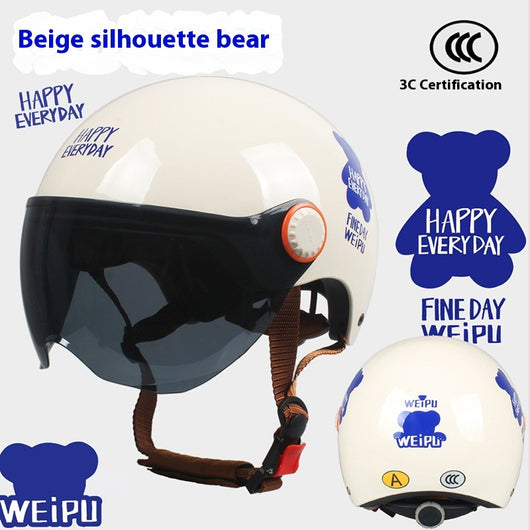 Casco Eléctrico con Protección Solar y Diseño Infantil Resistente al Viento - Image 9