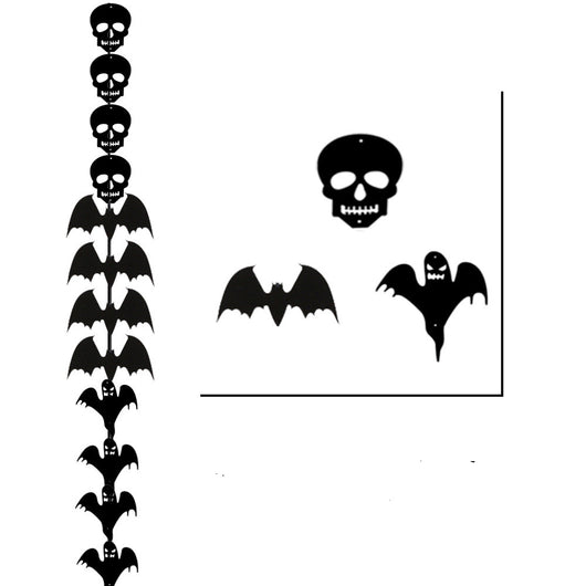 Guirnalda de Murciélagos de Tela No Tejida para Halloween - Image 8