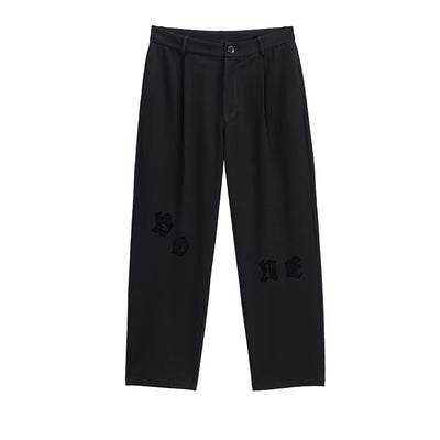 Pantalón Ancho de Tela Estampada Premium - Image 4