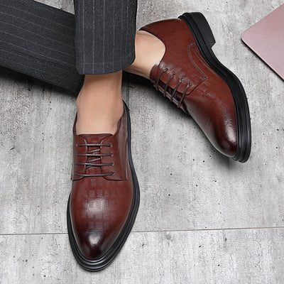 Zapatos de Cuero Formal para Hombre Transpirables