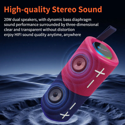 Parlante Bluetooth 2 en 1 Magnético Cyboris S18 - Estéreo Inalámbrico Divisible 20W - Image 21