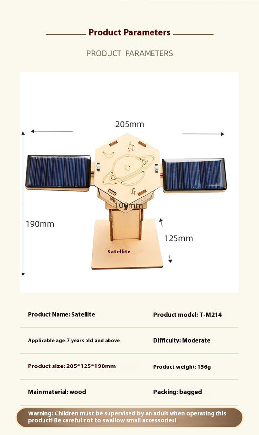 Kit Educativo de Energía Solar: Modelo de Satélite Artificial STEM - Image 11