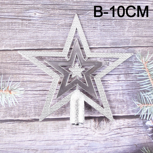 Estrella de Cinco Puntas para Árbol de Navidad - Acabado Cromado Triple Capa - Image 8