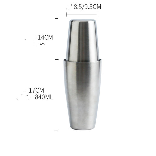 Coctelera Boston de Acero Inoxidable Profesional - Image 5