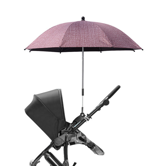 Sombrilla Parasol UV para Cochecito de Bebé - Protección Solar Negra - Image 6