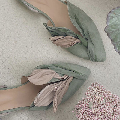 Zapatos Planos de Diseño Estético con Pétalos - Image 6