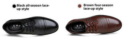Zapatos de Cuero con Cordones para Hombre - Estilo Versátil y Elegante - Image 7