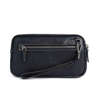 Billetera Vertical de Cuero Genuino Primera Capa Diseño Cuadrado para Hombre - Image 26