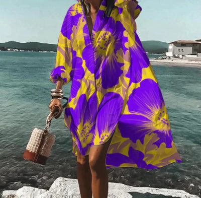 Vestido Camisero Elegante de Moda Europea y Americana - Image 10