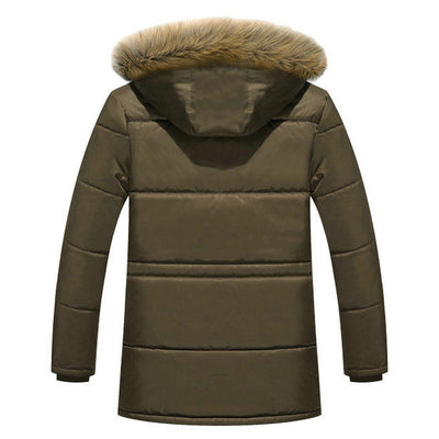 Chaqueta Acolchada de Algodón Talla Grande Suelta - Image 13