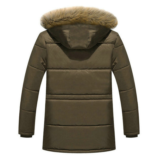 Chaqueta Acolchada de Algodón Talla Grande Suelta - Image 13