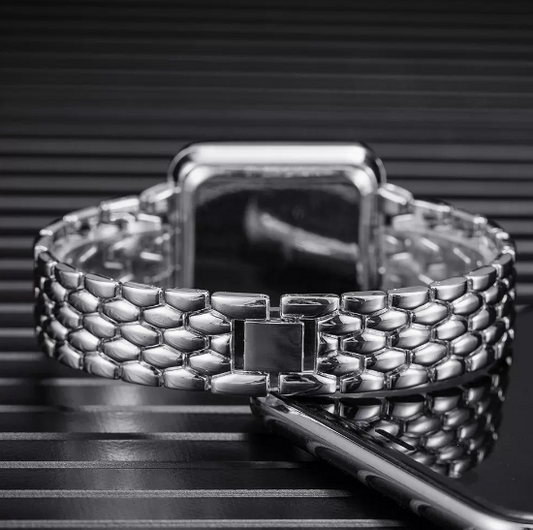 Reloj Digital de Lujo para Hombre Adulto - Correa de Acero Resistente al Agua - Image 2