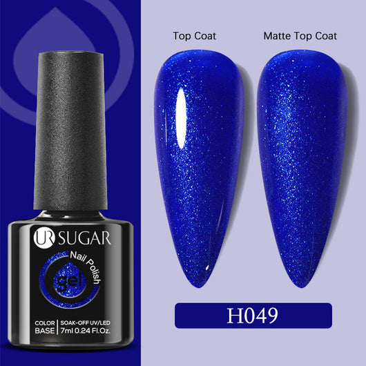 Esmalte de Uñas Gel Azul Klein Mate