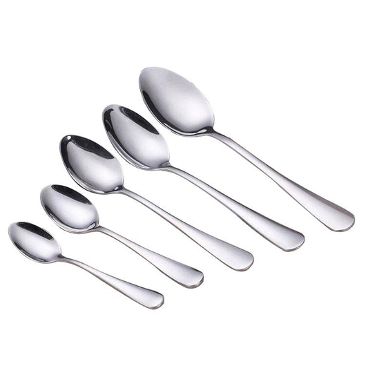 Cucharas de Acero Inoxidable Reforzado para Sopa y Café - Image 13