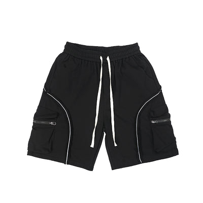 Shorts Terry con Detalles Reflectantes y Cordón - Image 12