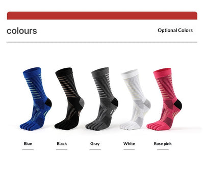 Calcetines Deportivos Five-Finger Antideslizantes para Maratón - Image 21
