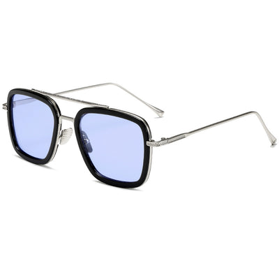 Gafas de Sol Cuadradas Metal para Hombre - Estilo Moderno Iron - Image 22