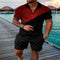 Polo 3D Suit Cuello Solapa Manga Corta Casual Elegante