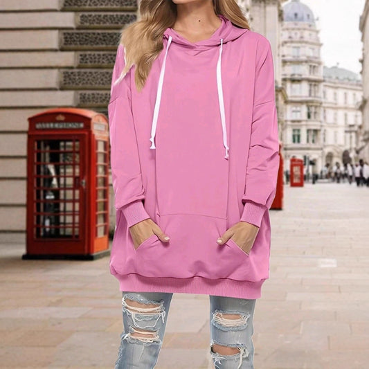 Sudadera con Capucha y Bolsillos para Mujer