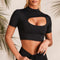 Conjunto Esportivo: Top Ajustável + Calça Fitness com Cordão
