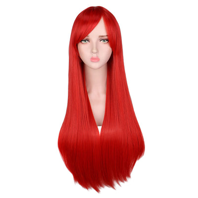 Peluca de Cabello Liso Largo con Base de Malla Mate - Image 8