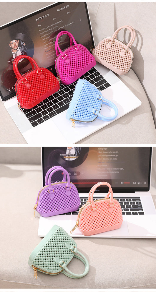 Bolso Transparente Estilo Coreano con Detalles Calados - Image 17