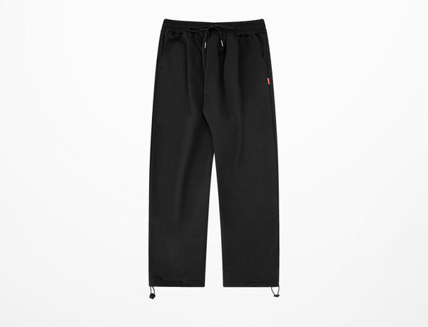 Pantalones Deportivos Holgados con Cordón - Corte Ancho Versátil
