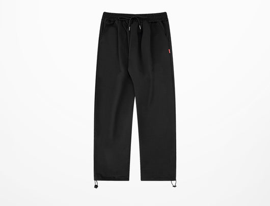 Pantalones Deportivos Holgados con Cordón - Corte Ancho Versátil - Image 2