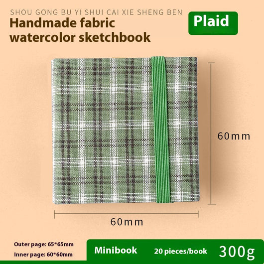 Cuaderno de Acuarela Portátil para Artistas - Formato Cuadrado - Image 9